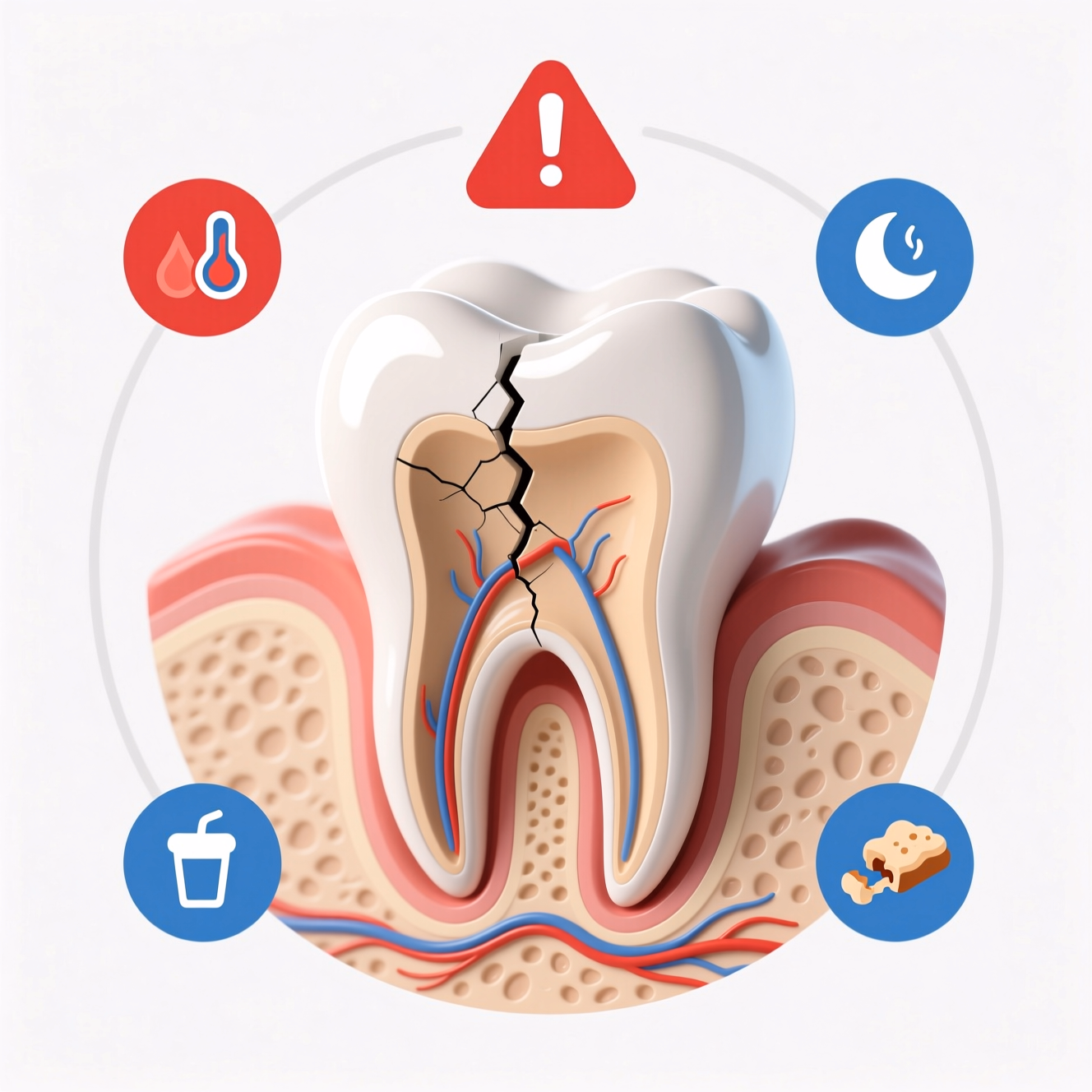 Cracked Tooth Symptoms and Warning Signs - Post House Dental